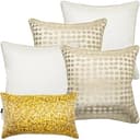 Valentina Bundle bundle - indoor in white, gold, yellow and beige, shown in a product front view as image 1