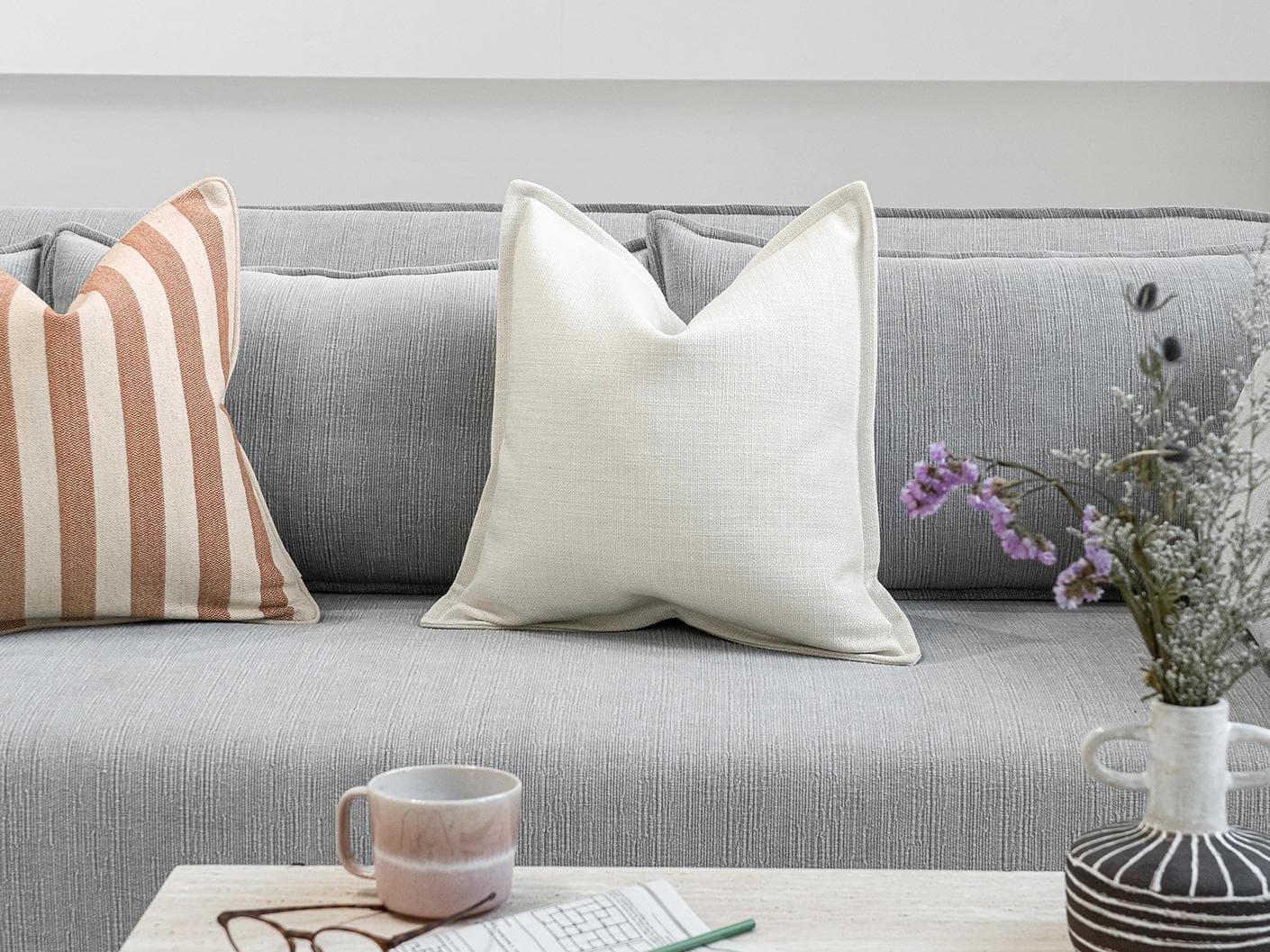 Winzen Bundle cushion, shown in a lifestyle front view as image 5