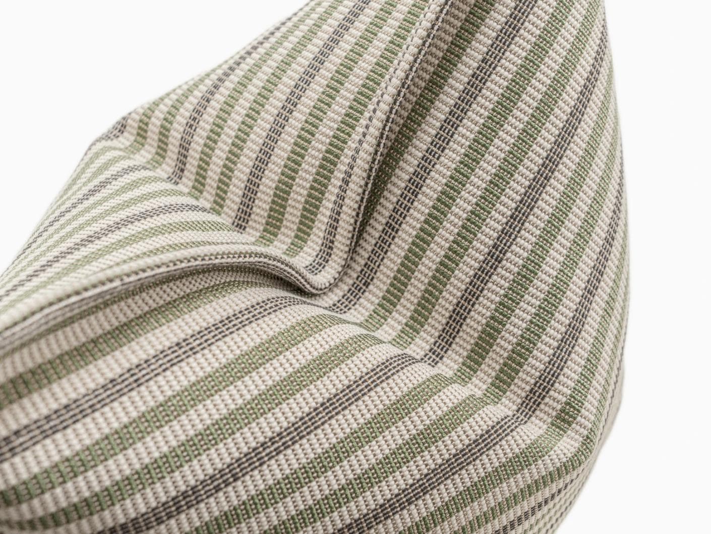 Wren Pistachio cushion in green and ivory, shown in a product top view as image 9