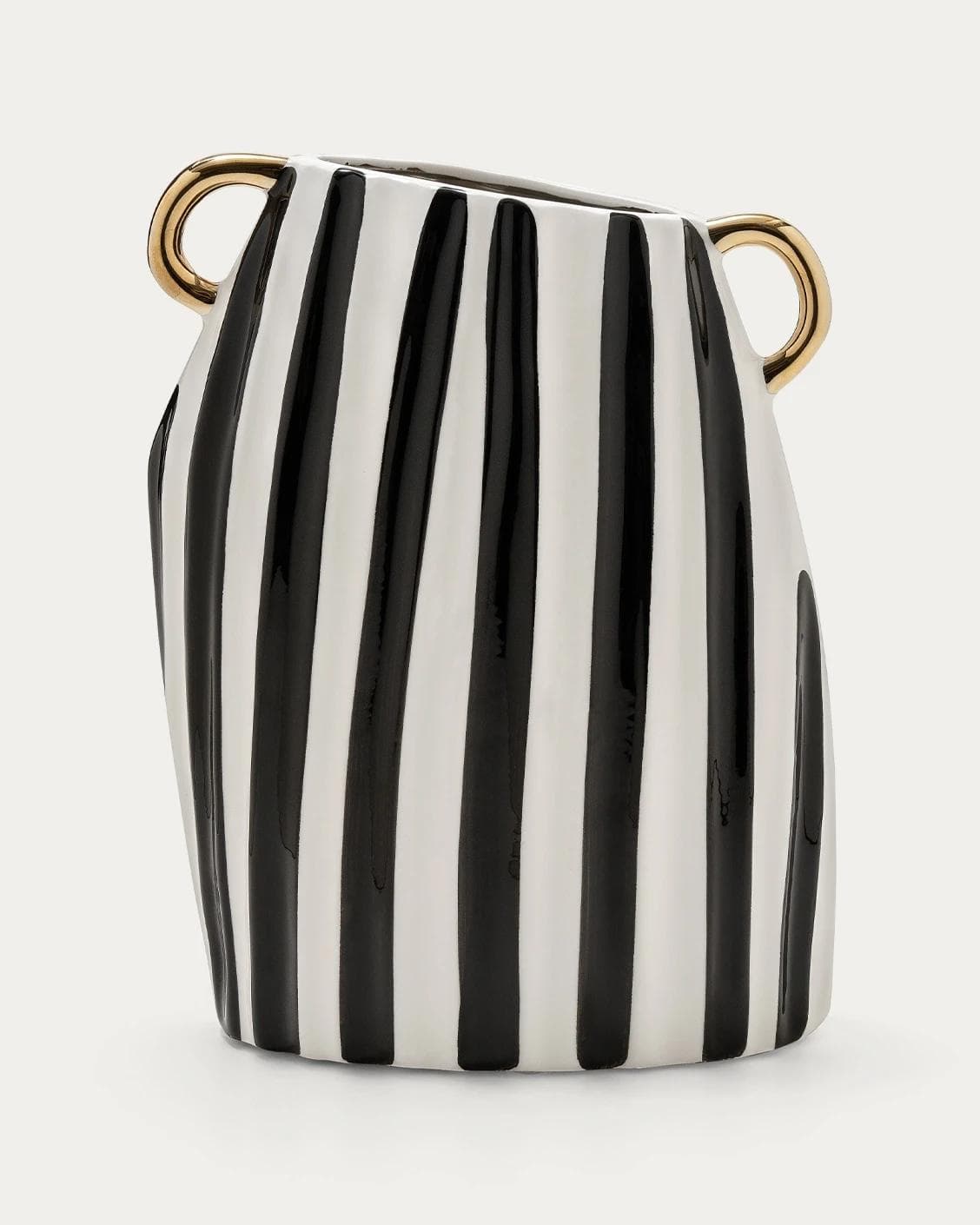 Yara Arneson vases in gold, black and white, shown in a product front view as image 1