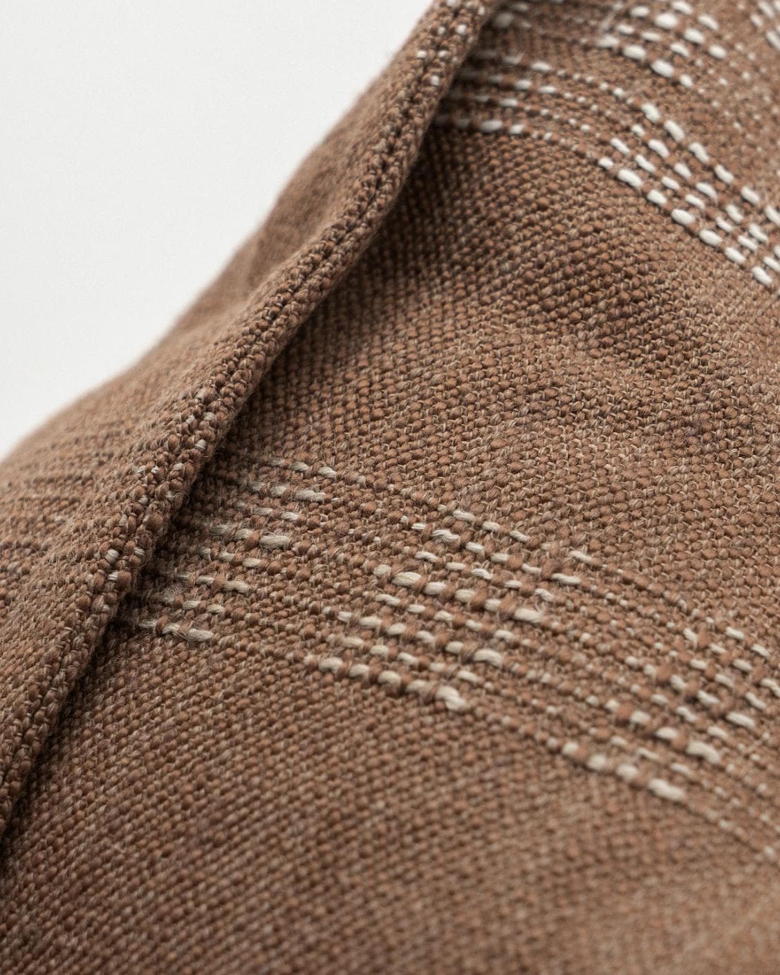 Yon Brick cushion in brown, shown in a product close-up as image 7