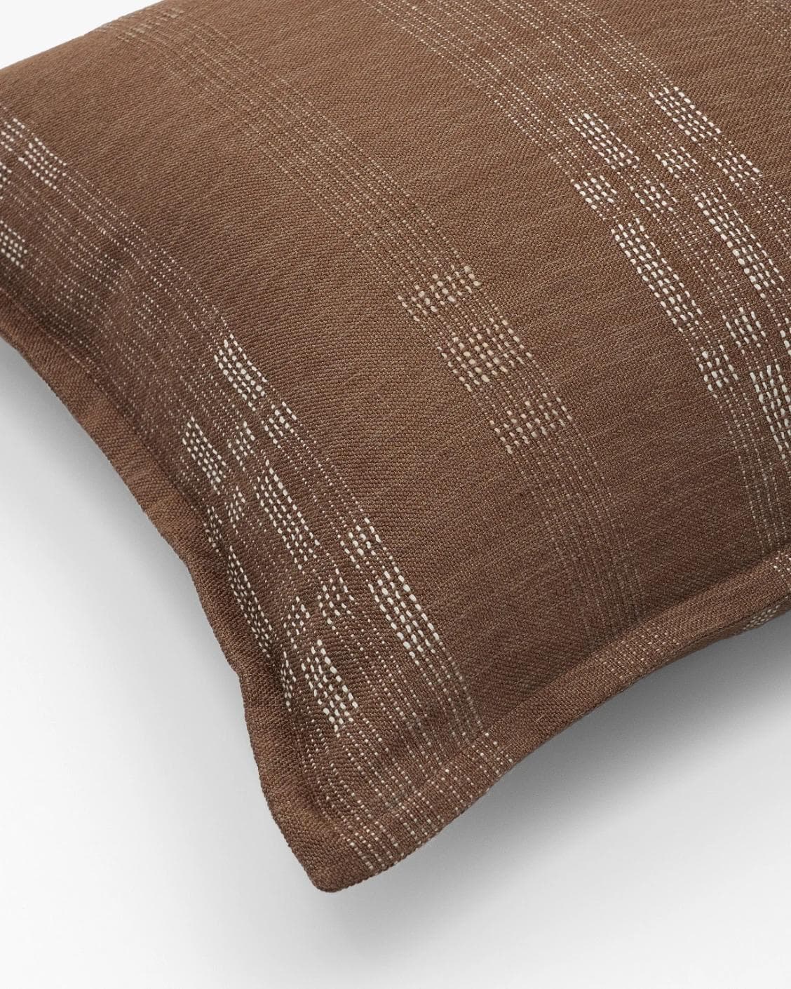 Yon Brick cushion in brown, shown in a product top view as image 9