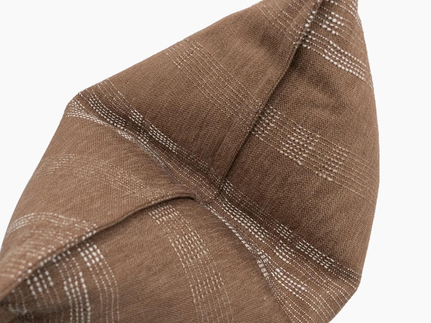 Yon Brick cushion in brown, shown in a product top view as image 10
