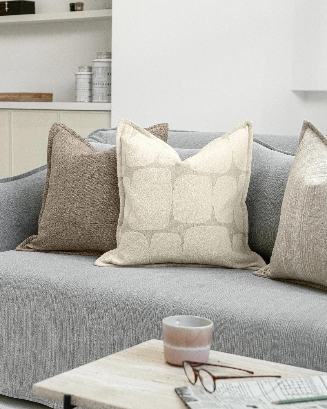 Zarrin Bundle cushion, shown in a lifestyle right view as image 6