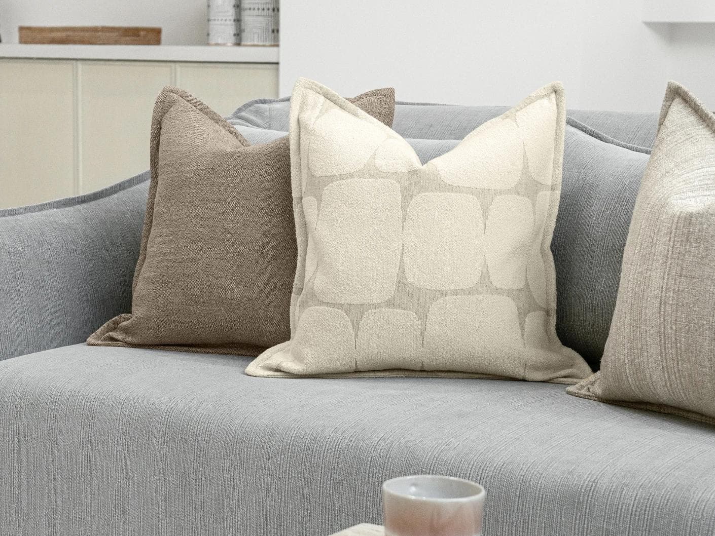 Zarrin Bundle cushion, shown in a lifestyle right view as image 6