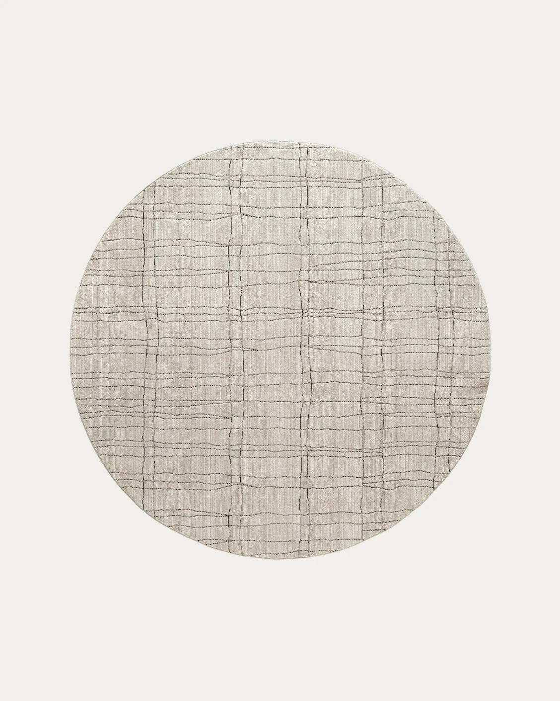 Zen Bianca carpets in charcoal and beige, shown in a product top view as image 1