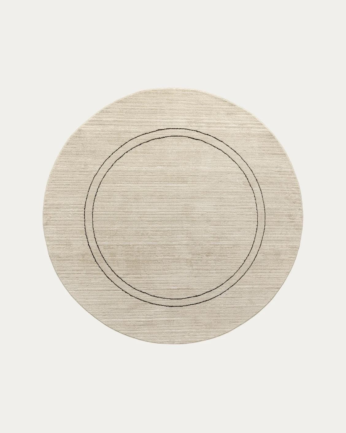 Zen Colin carpets in black and beige, shown in a product top view as image 1