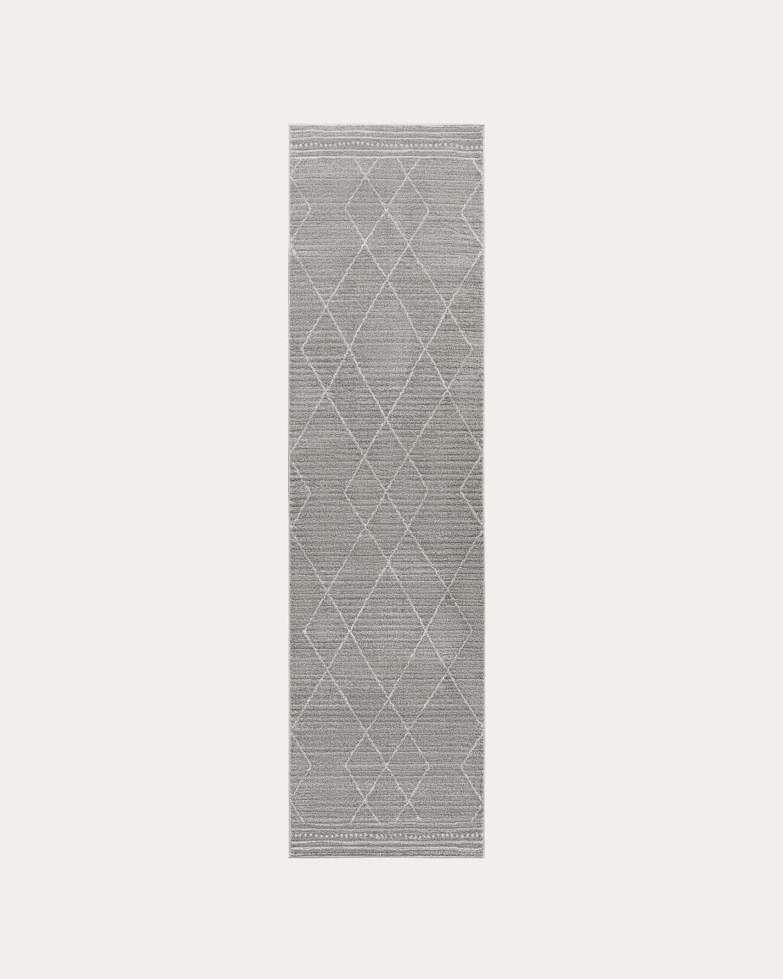 Zen Dune carpets in grey and off white, shown in a product top view as image 1