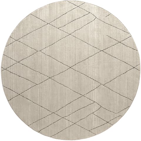Zen Pearl carpets in charcoal and ivory, shown in a product top view as image 1